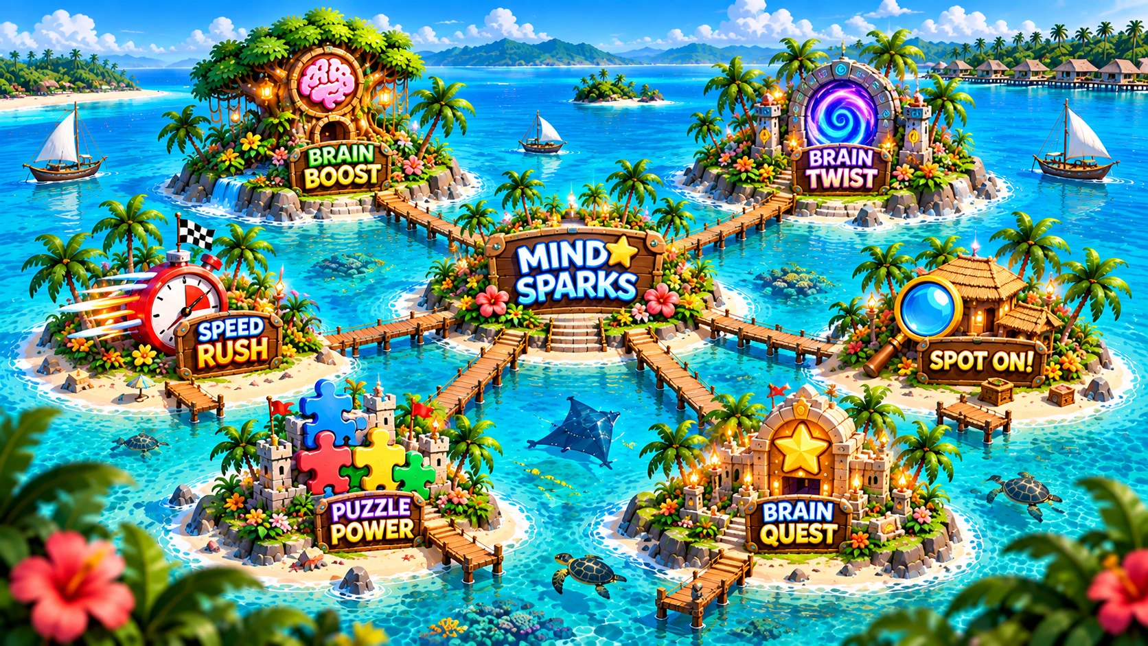 Mind Sparks Maldives game world
